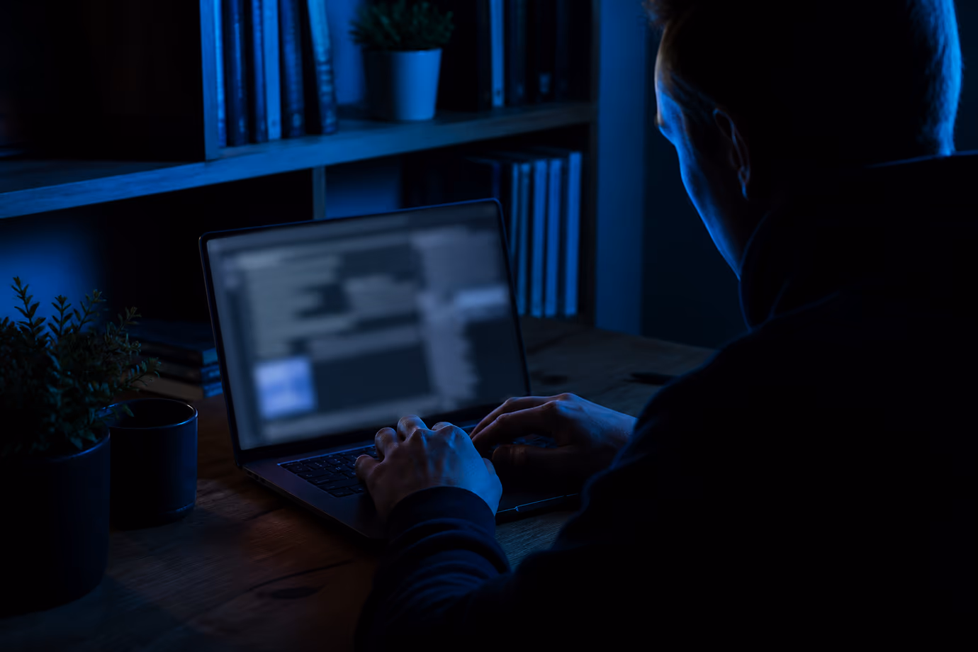 A user is deeply engaged in exploring the Hidden Wiki on their laptop.
